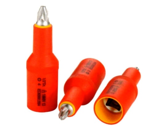 1/2 & 3/8 Dr. 1000V Insulated Bit Socket-Pozidriv & Phillips