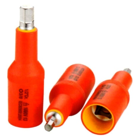 1/2 & 3/8 Dr. 1000V Insulated Bit Socket-Hex