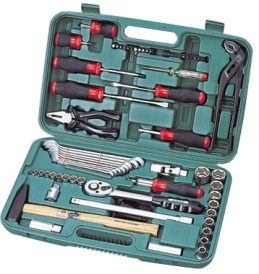 73PCS 1/2¡¨ & 1/4¡¨ Dr. Socket &Tool Set