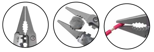 Multi-Function Electrician Needle Nose Pliers (Flat Cable)