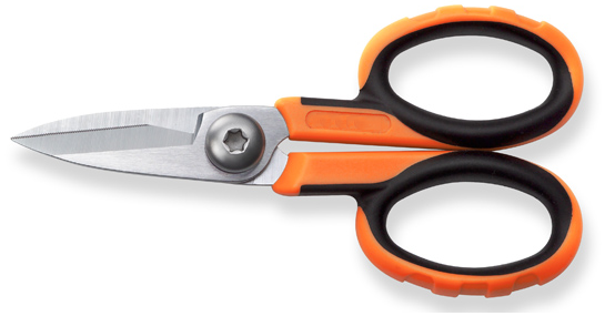 5-1/2" Fiber Optic KEVLAR Scissors (With Breaker Notch)