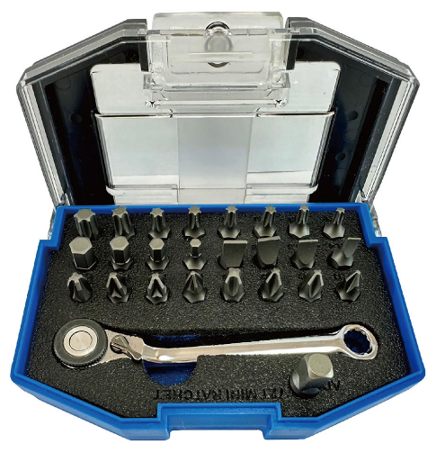 26Pcs Low Profile Mini Magnetic Tool Set