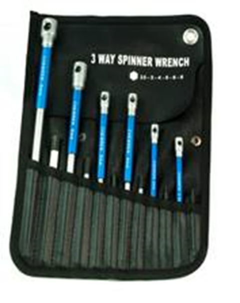 6Pcs Torx 3Way T-Handle Spinner Wrench Set